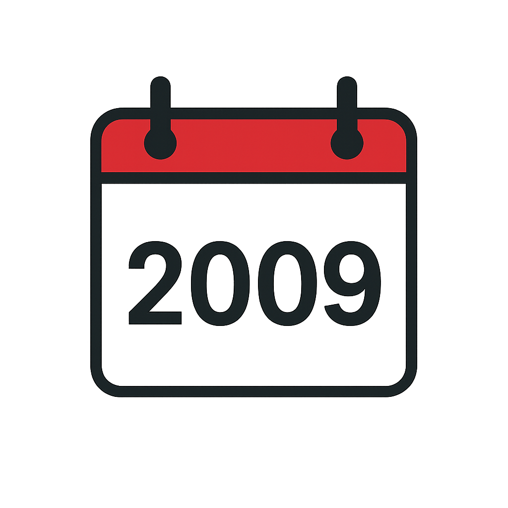 Иконка календаря с 2009 года